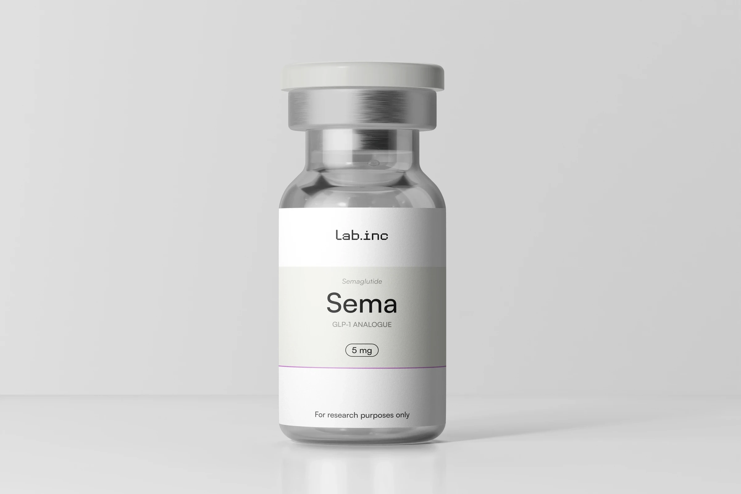 Lab.inc Semaglutide 5 mg vial — research use only