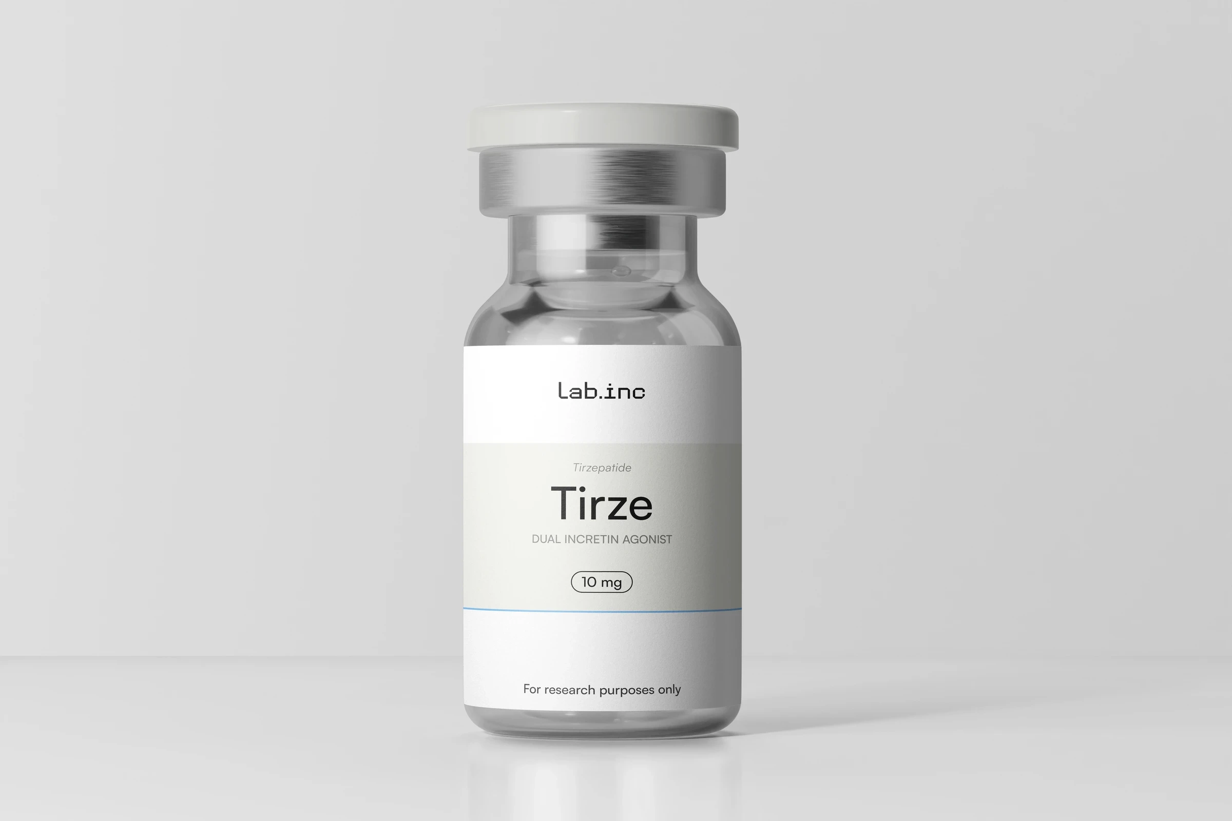 Lab.inc Tirzepatide 10 mg vial — research use only