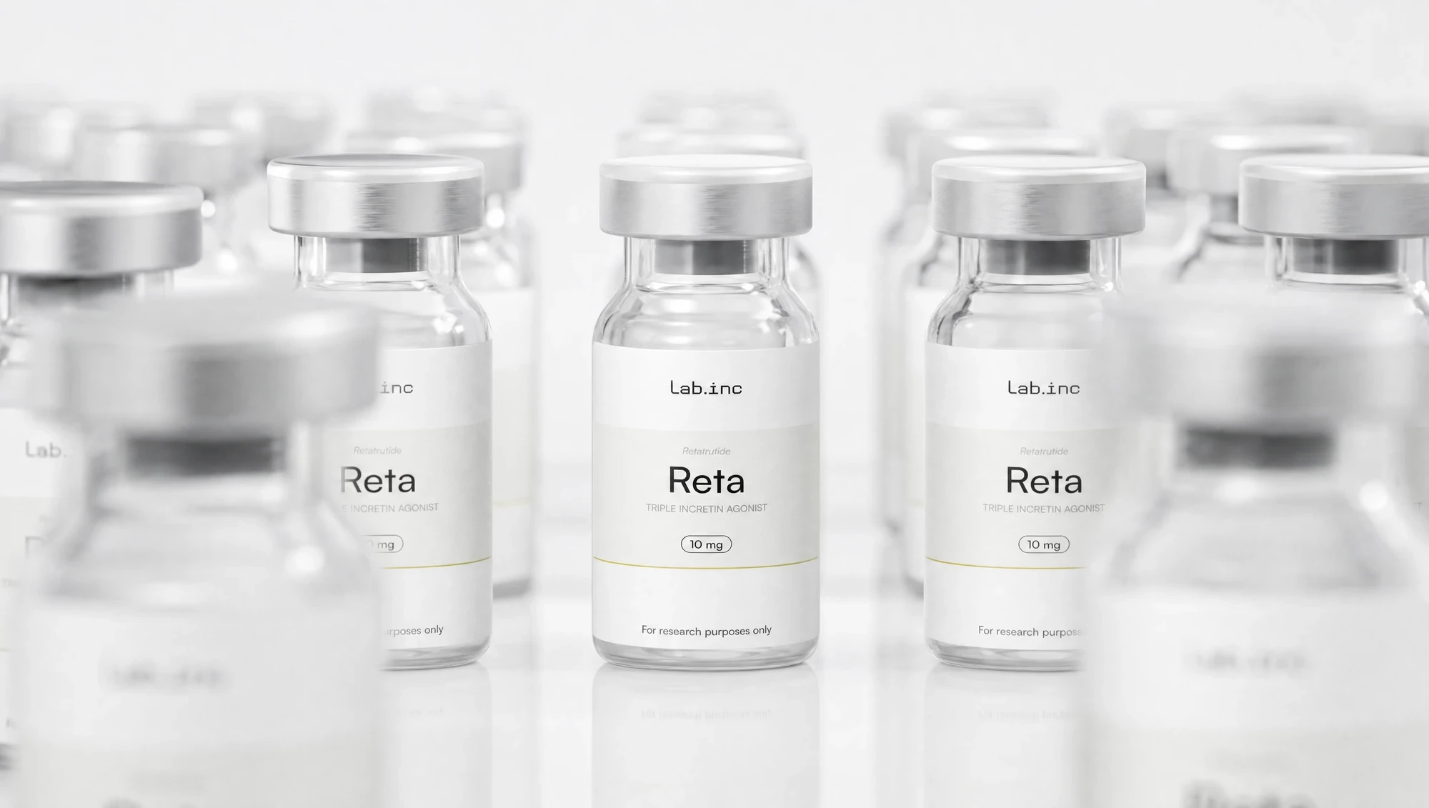 Lab.inc Retatrutide 10 mg vials — research use only